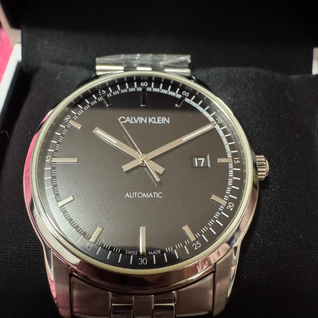 Ck-K5s3414y Calvin Klein Infinite Automatic Mens Watch Stainless Steel Sapphire